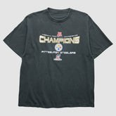 Pittsburgh Steelers 2000s T-Shirt Black Vintage - Fanatics