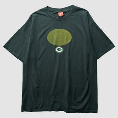 Green Bay Packers NFL 2000s T-Shirt Black Vintage - Fanatics