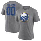 Buffalo Sabres - Heritage Custom Tri-Blend T-Shirt Gray