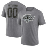 Los Angeles Kings - Heritage Custom Tri-Blend T-Shirt Gray