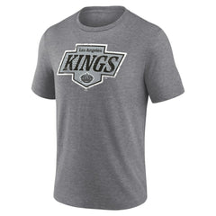 Los Angeles Kings - Heritage Custom Tri-Blend T-Shirt Gray