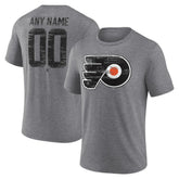 Philadelphia Flyers - Heritage Custom Tri-Blend T-Shirt Gray