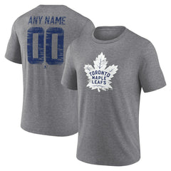 Toronto Maple Leafs - Heritage Custom Tri-Blend T-Shirt Gray