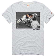 John Elway Denver Broncos Homage Unisex Pay Homage Tri-Blend T-Shirt Ash - NFL