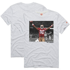 Jerry Rice San Francisco 49ers Homage Unisex Pay Homage Tri-Blend T-Shirt Ash - NFL