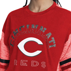 Cincinnati Reds G-III 4Her by Carl Banks Women's Off-Season Oversized Top discount