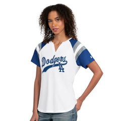 Los Angeles Dodgers Starter Women's Game On Notch Neck T-Shirt Online