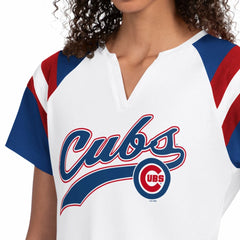 Chicago Cubs Starter Women's Game On Notch Neck T-Shirt Online