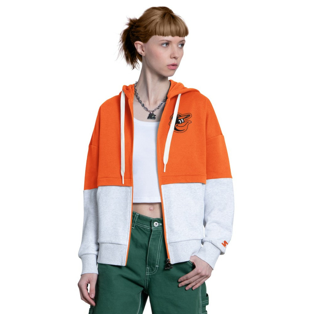 Baltimore Orioles Starter Women's Wishbone Full-Zip Hoodie Online
