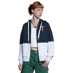 Minnesota Twins Starter Women's Wishbone Full-Zip Hoodie Lifestyle