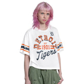 Detroit Tigers Starter Women's Cropped Hurry Up Offense T-Shirt Sale