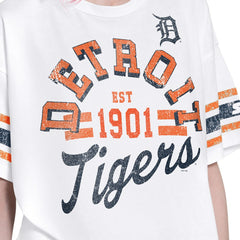 Detroit Tigers Starter Women's Cropped Hurry Up Offense T-Shirt Sale