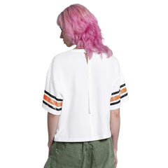 Baltimore Orioles Starter Women's Cropped Hurry Up Offense T-Shirt Lifestyle
