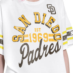 San Diego Padres Starter Women's Cropped Hurry Up Offense T-Shirt for sale