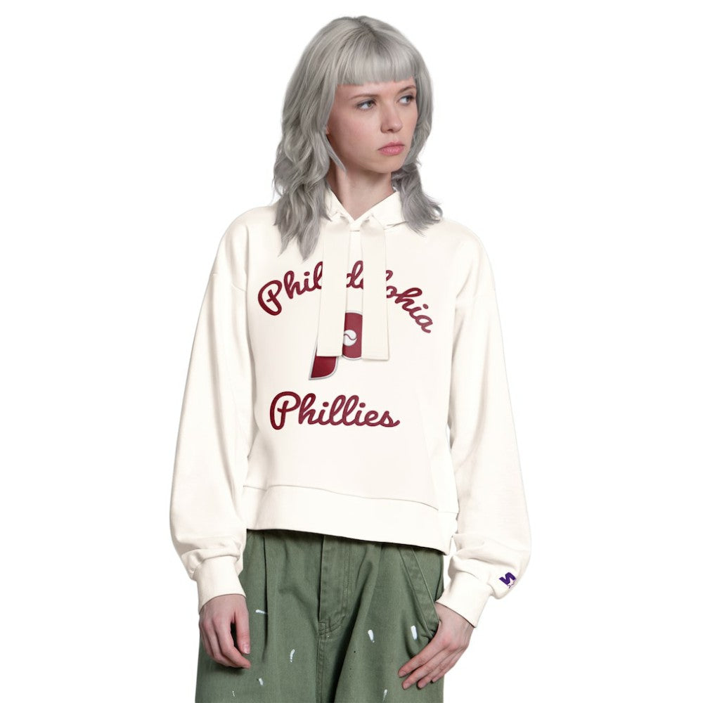 Philadelphia Phillies Starter Women's Baseline Hoodie Sweatshirt Lifestyle