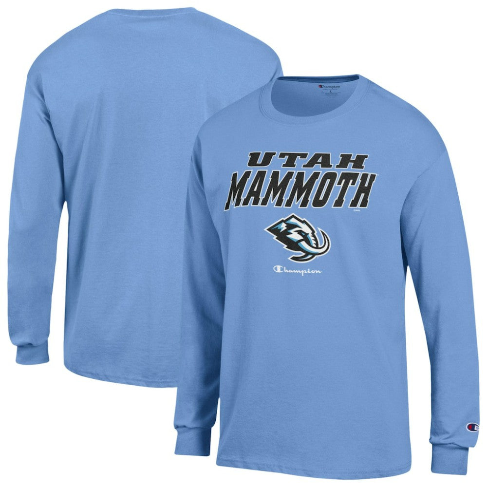 Utah Mammoth - Champion Jersey Long Sleeve T-Shirt Blue