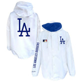 Los Angeles Dodgers Mitchell & Ness Big & Tall Full-Snap Hooded Jacket On Sale