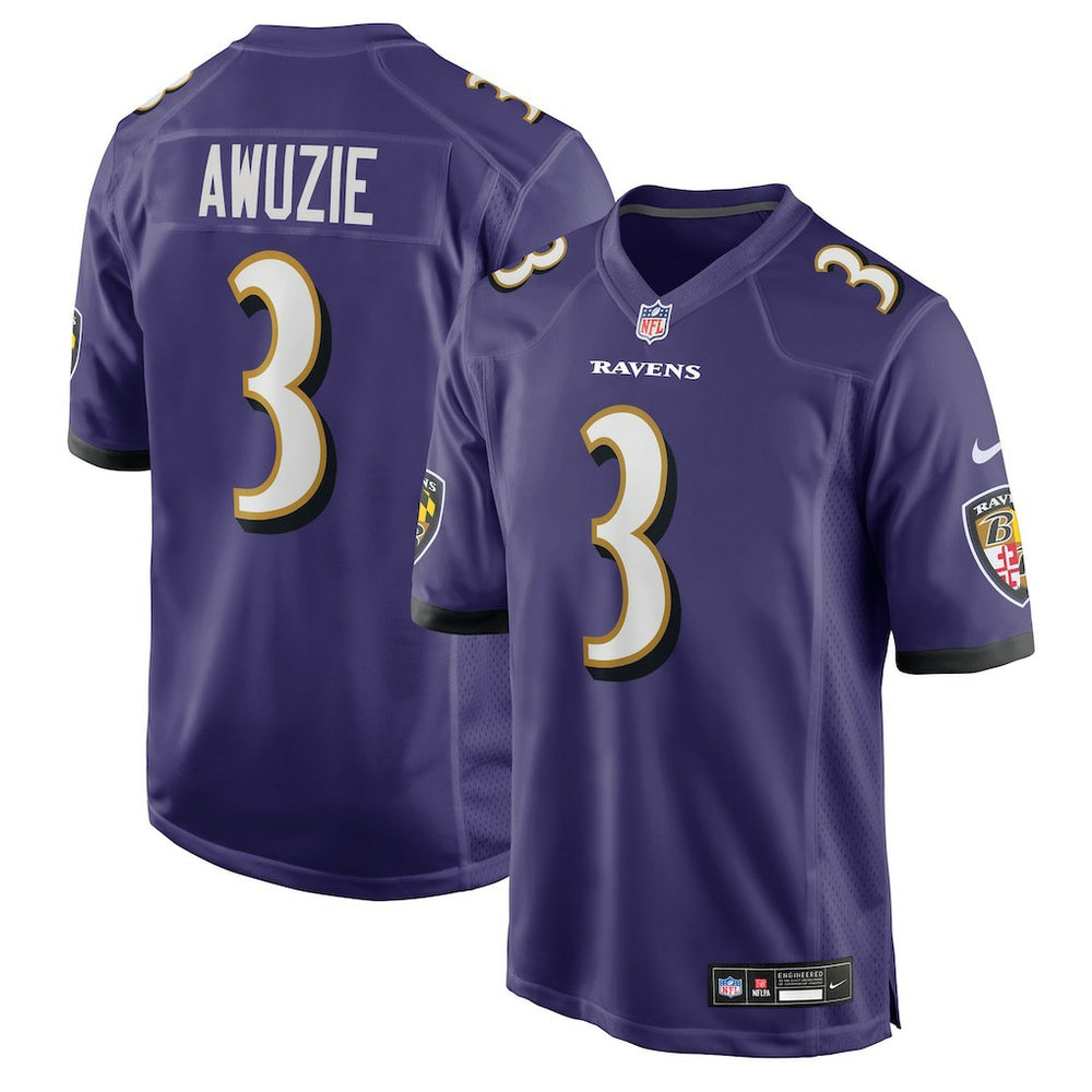 Chidobe Awuzie Baltimore Ravens Team Game Jersey Purple - Nike