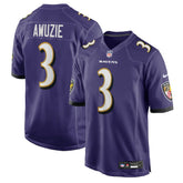 Chidobe Awuzie Baltimore Ravens Team Game Jersey Purple - Nike