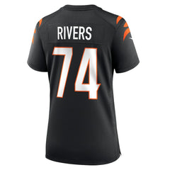 Jalen Rivers Cincinnati Bengals Women's Team Game Jersey Black - Nike