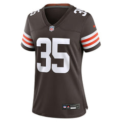 Raheim Sanders Cleveland Browns Women's Team Game Jersey Brown - Nike