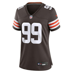 Cameron Thomas Cleveland Browns Women's Team Game Jersey Brown - Nike