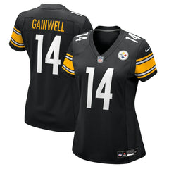 Kenneth Gainwell Pittsburgh Steelers Women's Team Game Jersey Black - Nike
