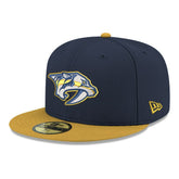Nashville Predators - New Era Core Logo Two-Tone 59FIFTY Fitted Hat Navy
