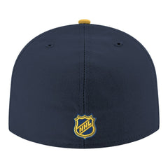 Nashville Predators - New Era Core Logo Two-Tone 59FIFTY Fitted Hat Navy