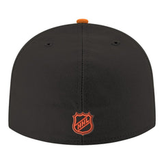 Philadelphia Flyers - New Era Core Logo Two-Tone 59FIFTY Fitted Hat Black