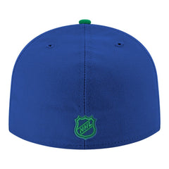 Vancouver Canucks - New Era Core Logo Two-Tone 59FIFTY Fitted Hat Blue