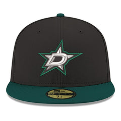 Dallas Stars - New Era Core Logo Two-Tone 59FIFTY Fitted Hat Black