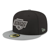 Los Angeles Kings - New Era Core Logo Two-Tone 59FIFTY Fitted Hat Black