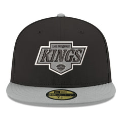 Los Angeles Kings - New Era Core Logo Two-Tone 59FIFTY Fitted Hat Black