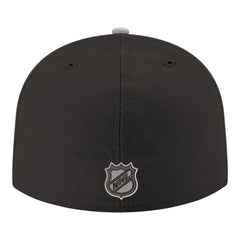 Los Angeles Kings - New Era Core Logo Two-Tone 59FIFTY Fitted Hat Black