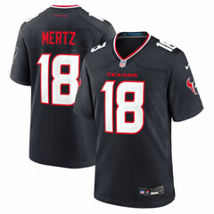 Graham Mertz Houston Texans Team Game Jersey Navy - Nike