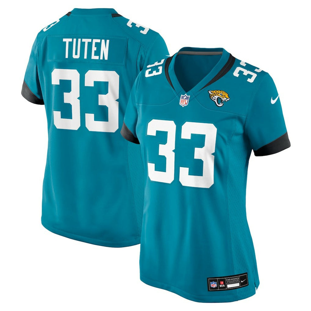 Bhayshul Tuten Jacksonville Jaguars Women's Team Game Jersey Teal - Nike