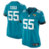 Chuma Edoga Jacksonville Jaguars Women's Team Game Jersey Teal - Nike