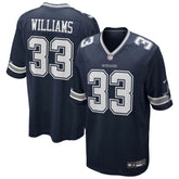 Javonte Williams Dallas Cowboys Team Game Jersey Navy - Nike