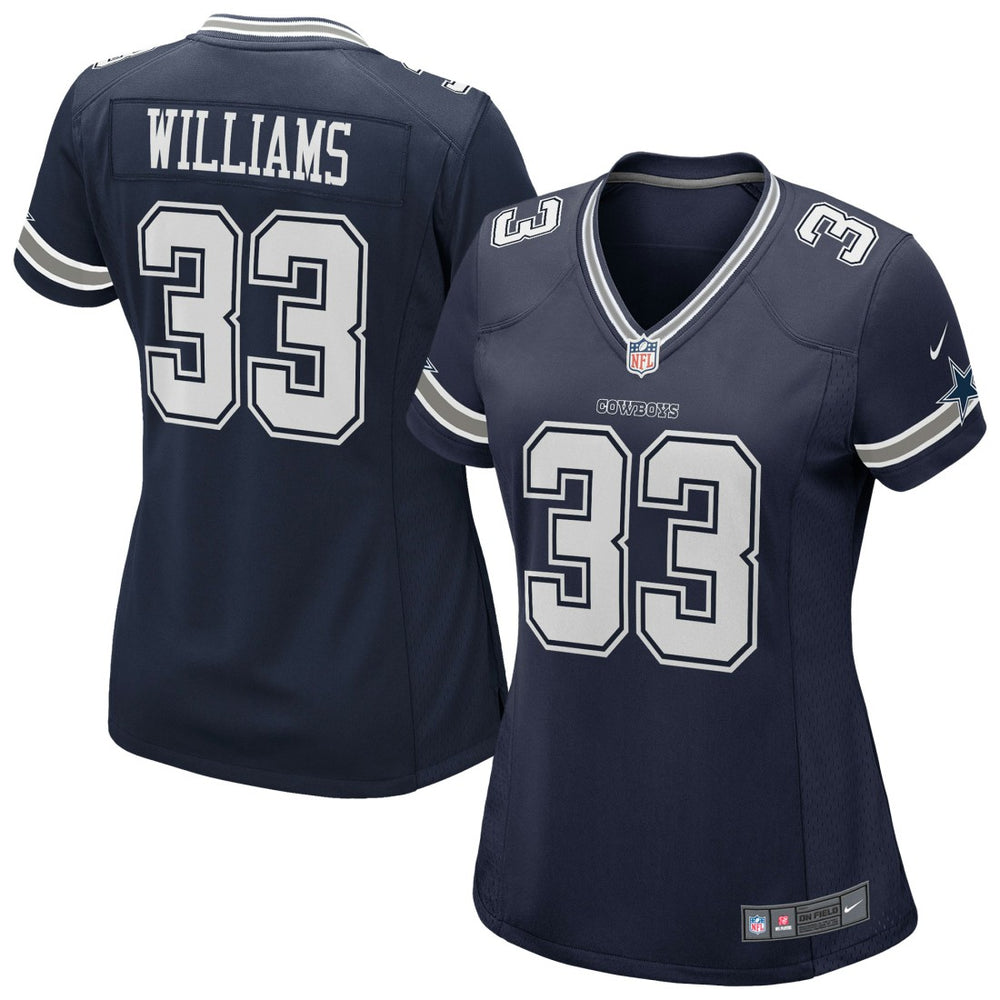 Javonte Williams Dallas Cowboys Women's Team Game Jersey Navy - Nike