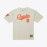 Cal Ripken Jr. Baltimore Orioles Mitchell & Ness Cooperstown Collection Throwback Name & Number T-Shirt for sale