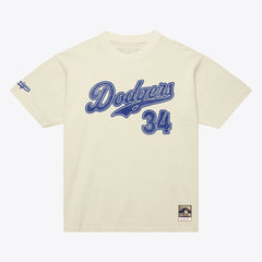 Fernando Valenzuela Los Angeles Dodgers Mitchell & Ness Cooperstown Collection Throwback Name & Number T-Shirt for sale