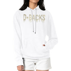 Arizona Diamondbacks G-III 4Her by Carl Banks Women's Metallic Drop Fleece Hoodie for sale