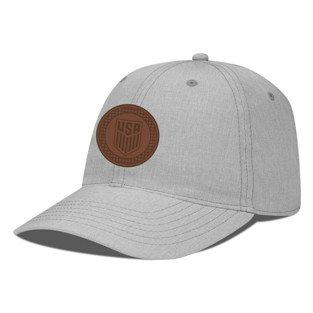 USMNT Levelwear Idol Periscope Stretch-Snap Adjustable Hat - Heather Gray