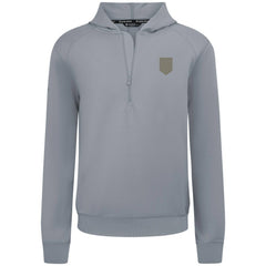 USMNT Levelwear Technic Tri-Blend Quarter-Zip Hoodie - Gray