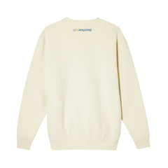 Los Angeles Chargers The Wild Collective Unisex Charger Power Fleece Sweatshirt Cream - NFL