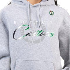 NBA - Boston Celtics G-III 4Her by Carl Banks Women's Shadow Logo Tri-Blend Fleece Hoodie - Gray