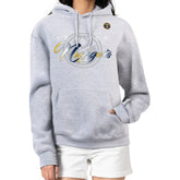 NBA - Denver Nuggets G-III 4Her by Carl Banks Women's Shadow Logo Tri-Blend Fleece Hoodie - Gray