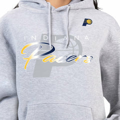 NBA - Indiana Pacers G-III 4Her by Carl Banks Women's Shadow Logo Tri-Blend Fleece Hoodie - Gray