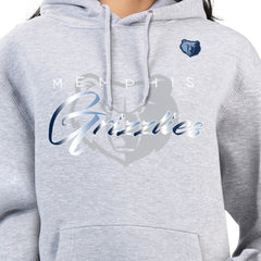 NBA - Memphis Grizzlies G-III 4Her by Carl Banks Women's Shadow Logo Tri-Blend Fleece Hoodie - Gray
